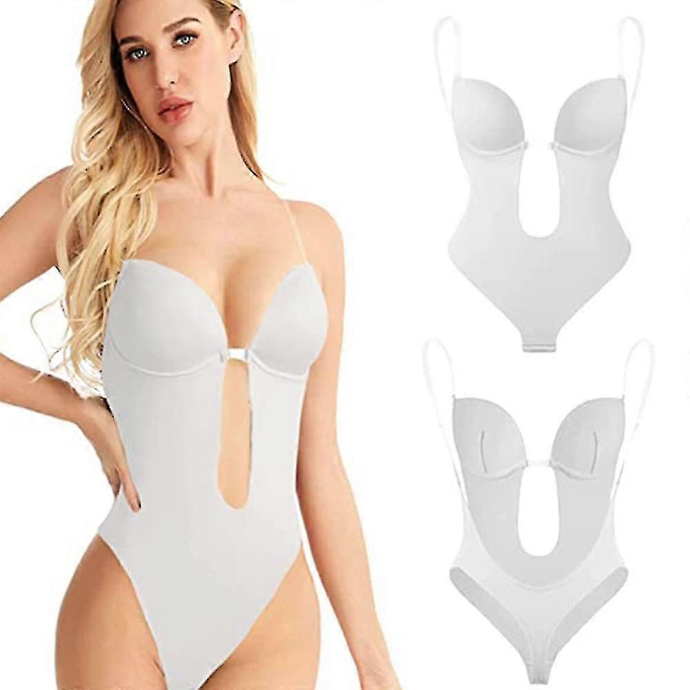 Womens Backless U-Shape Low-Cut Shapewear