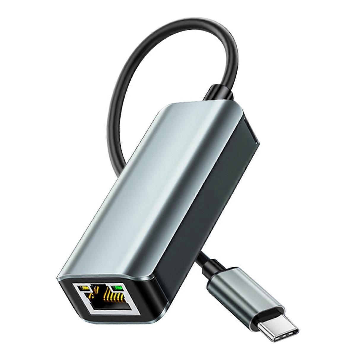 TYPE-C Ethernet Adapter 1000/100Mbps USB Lan RJ45 Ethernet Adapter