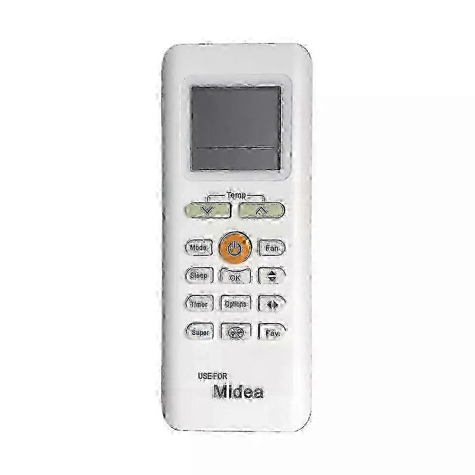 Midea Climatiseur à actinium Télécommande RG70A/BGEF RG70E/BGEF RG70C/BGEF Édition de remplacement 0625