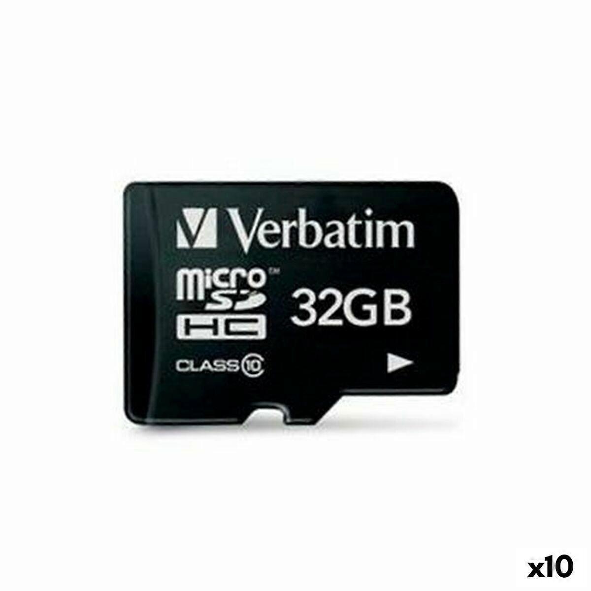 SDHC Memory Card Verbatim 32 GB (10 Units)