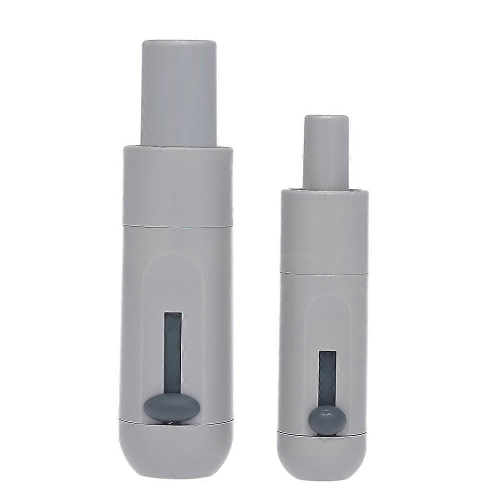 2pcs Adjustable Plastic Saliva Suction Handle 8.5-10cm Grey