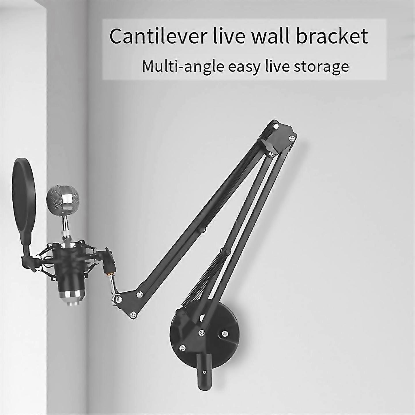 For Adjustable Bracket Wall Mounted Microphone Support Fixed