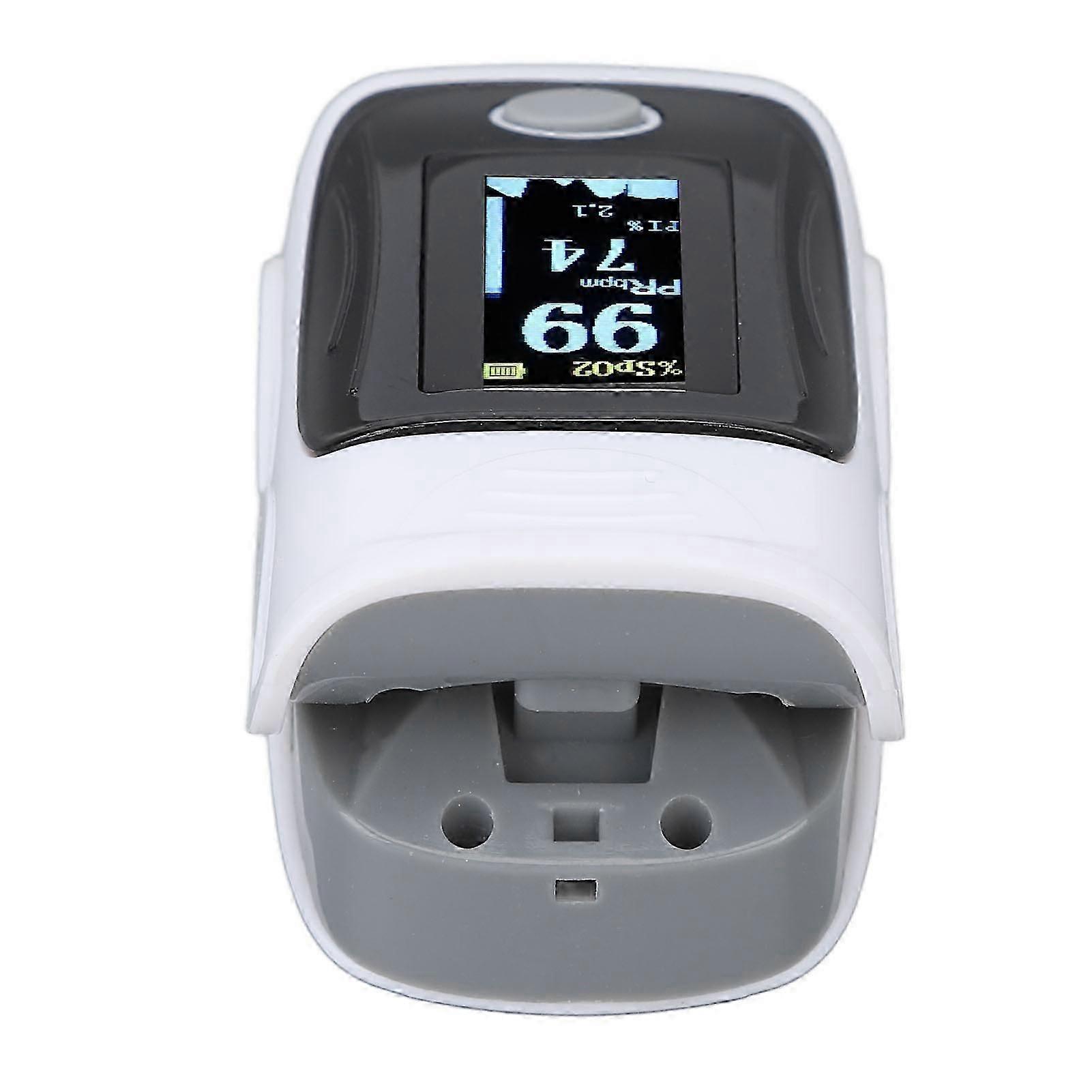 Fingertip Pulse Oximeter Clear Display Small Portable Blood Oxygen Saturation Monitor for Mountaineer Cyclist