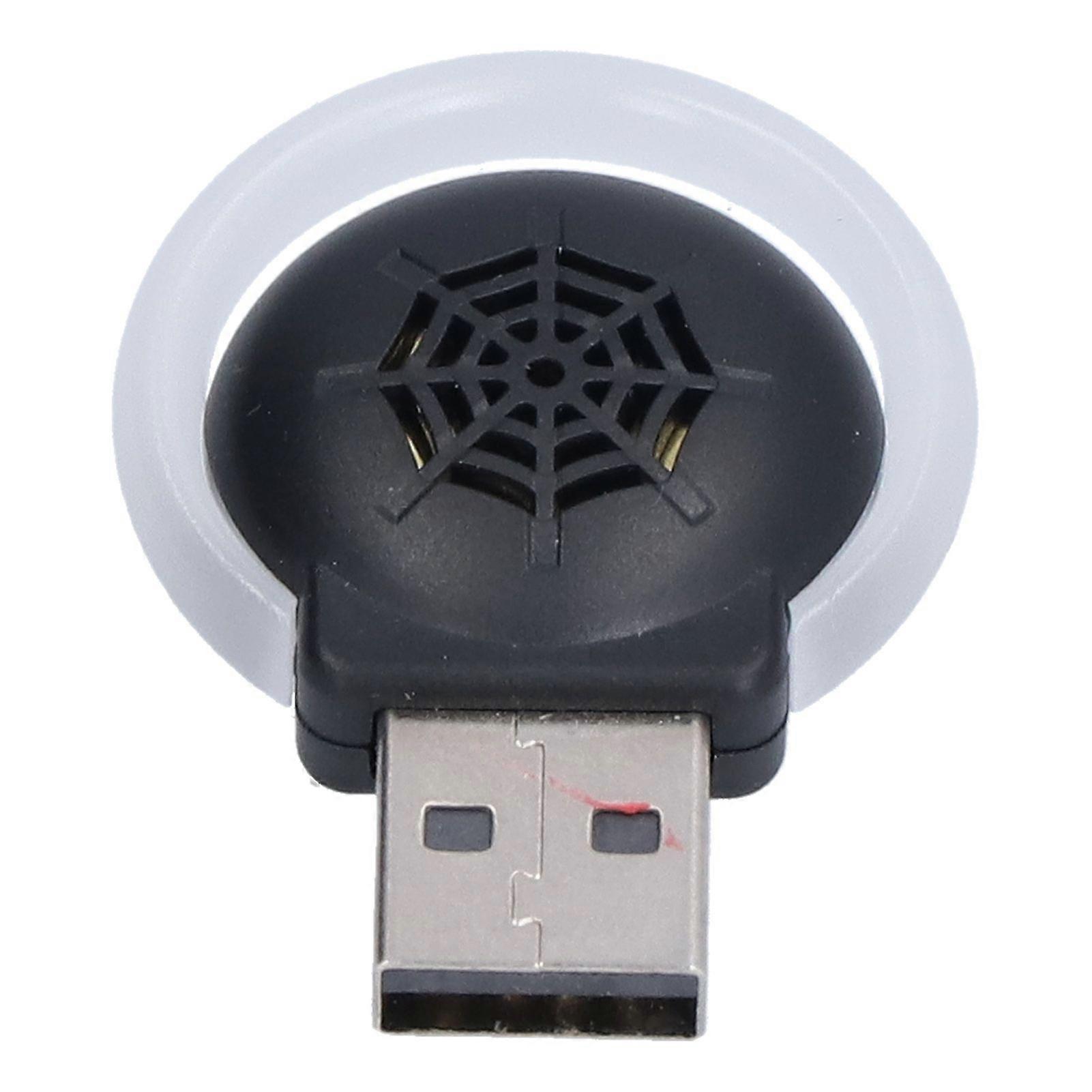 Ultrasonic Pest Repeller USB 3 Levels Intelligent Frequency Conversion Environmental Protection Mouse RepellerBlack