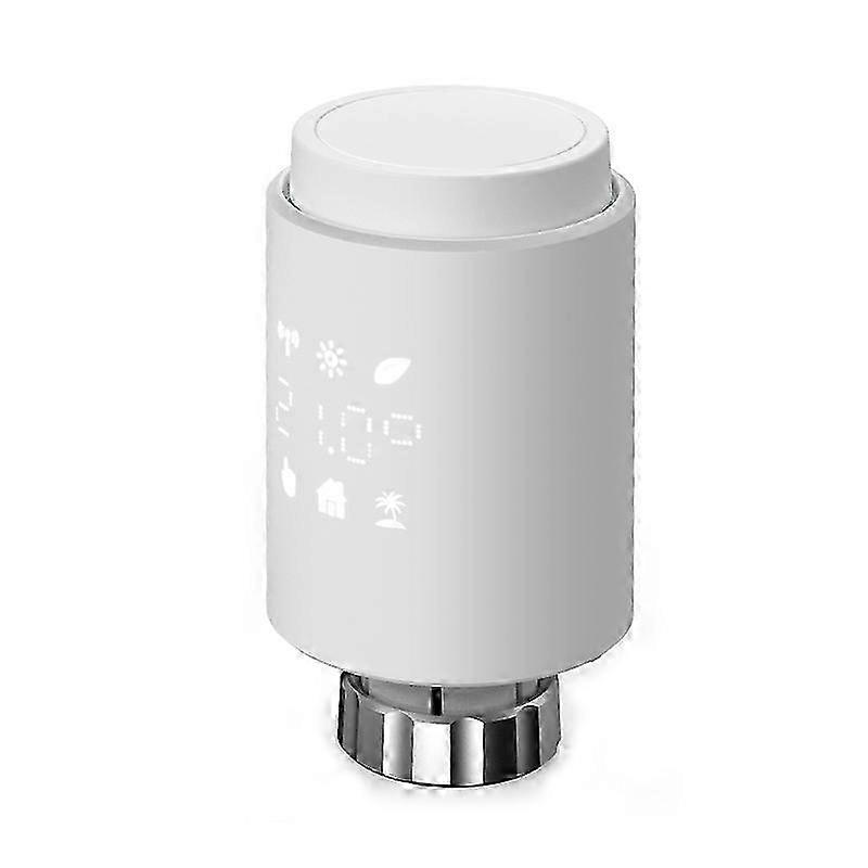 Tuya Smart ZigBee Programmable Thermostat for Radiators with Smart Home Temperature Control, Compatible with Alexa & Google Home