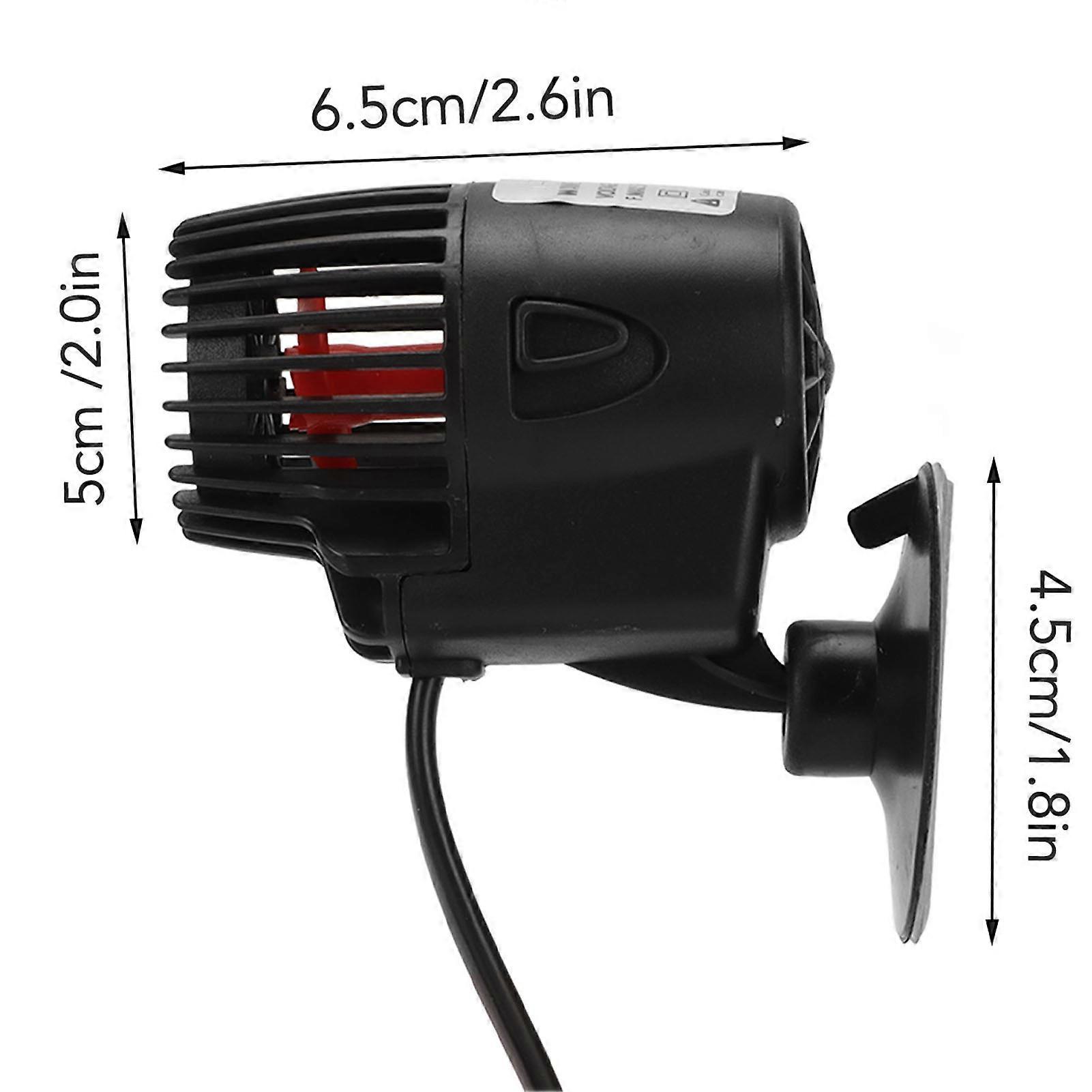 Powerful 3W Aquarium Pump 3000L/H 6.5x5x4.5cm EU Plug
