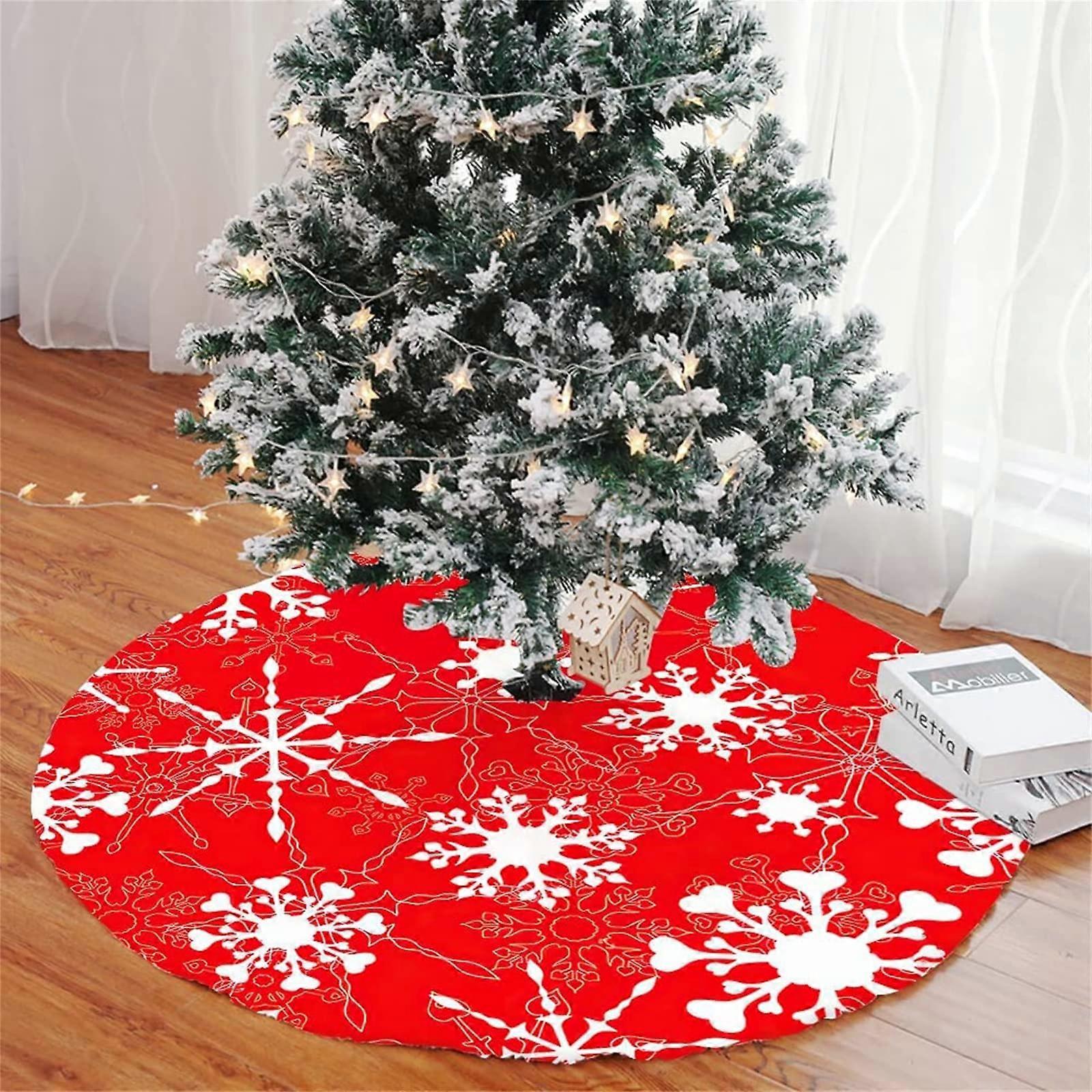 Christmas Tree Skirt Round Christmas Tree Blanket, Large Size Blanket, Tree Carpet Decor For Christmas New Year