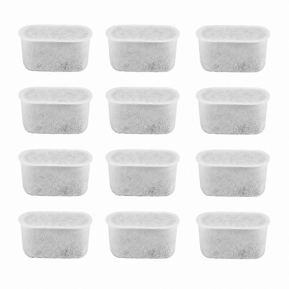Charcoal Water Filters 12-Pack for Coffee Makers, Compatible with DCC-RWF Models