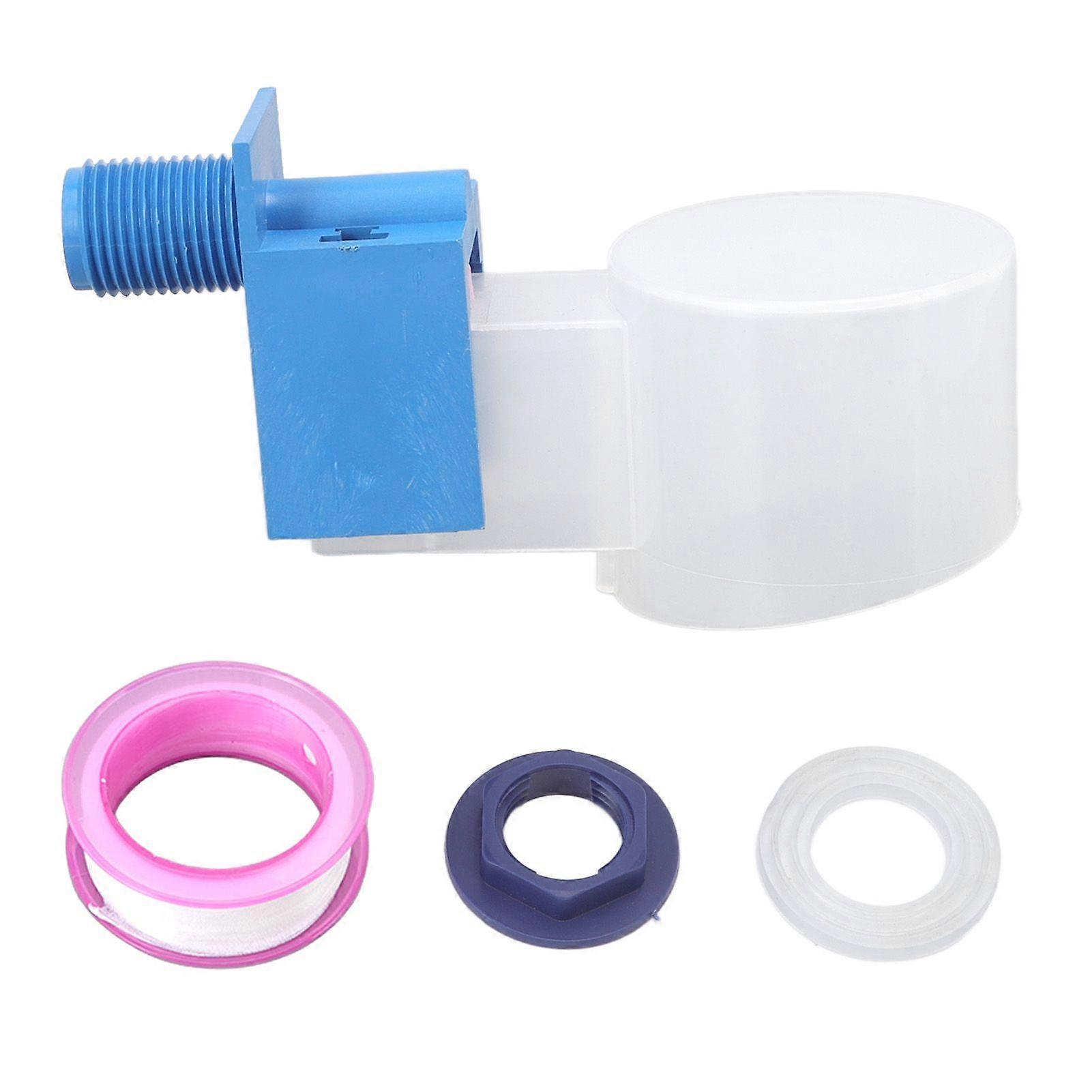 Water Level Control Valve ABS External Thread G1/2 Automatic Water Float Control for Water Tank Side Water Inlet