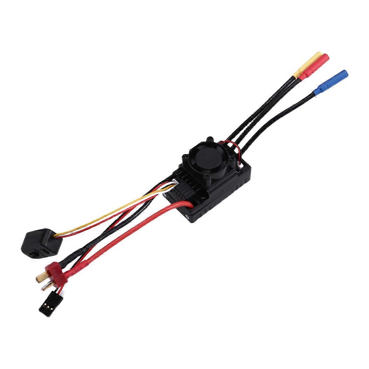 60A Waterproof Sensorless Brushless ESC 2-3S for 1/10 1/12 1/14 1/16 RC Car F540 3650 Brushless Motor T Plug