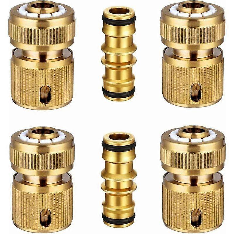 Garden Hose Quick Connector Pack Hose End Connector Double Hose End Connector