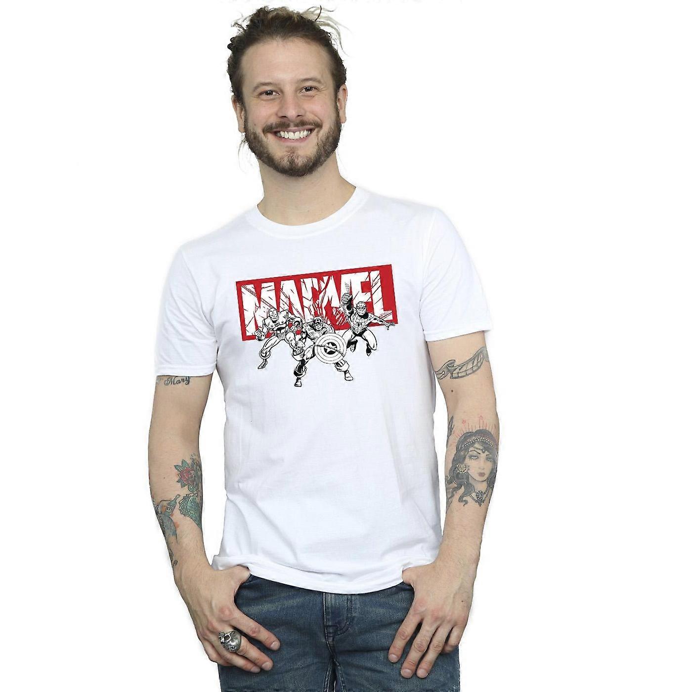 Pánské tričko Marvel Comics Hero Group