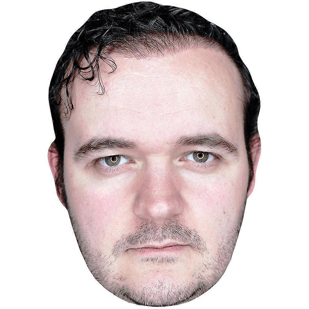 Joel Montague (Stubble) Celebrity Mask, Flat Card Face