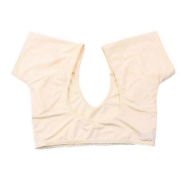 T-shirt Shaped Washable Sweat-Absorbing Pads - Reusable Sweat Pads for Armpits Skin Color