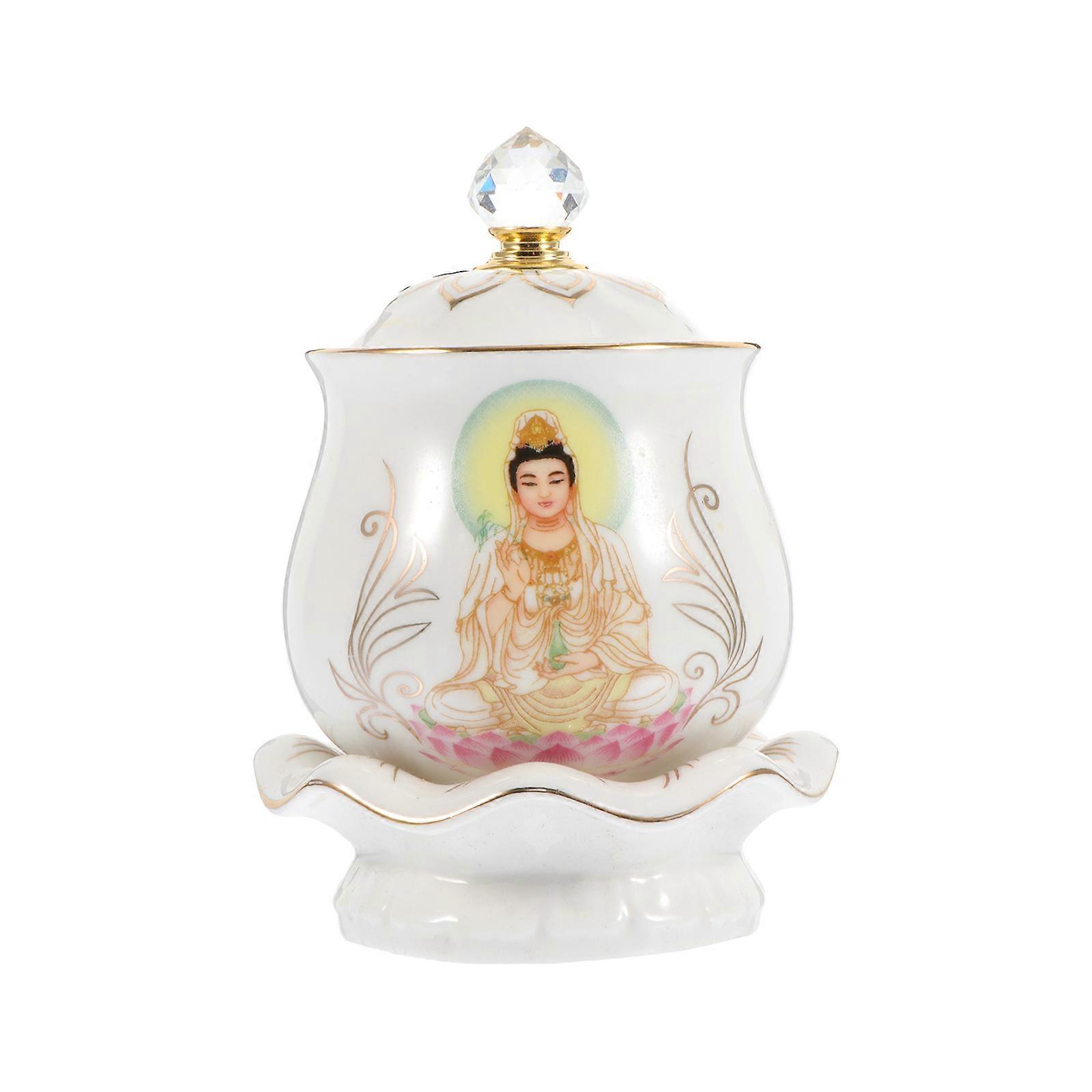 Buddha Theme Cup for Offering Bowl and Temple Water Container