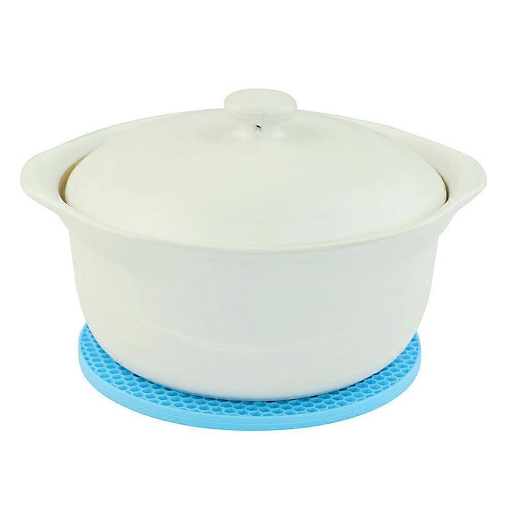 Teapot Mat Round Coaster for Kitchen Use Heat Resistant Mat