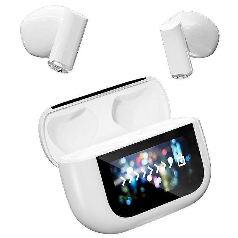 Wireless Earphones TWS Bluetooth 5.4 for iPhone Android(White)