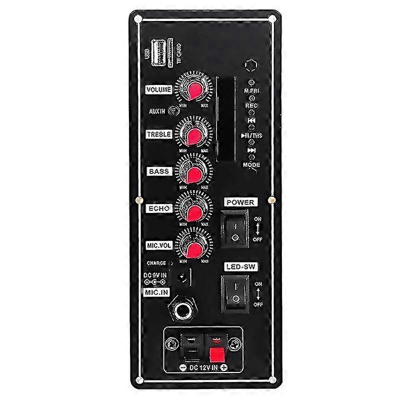 Für 74V Verstärkerplatine Square Dance 2x10W Lautsprecher Verstärker Unterstützung Bluetooth Aux Udisk 58inch Spea