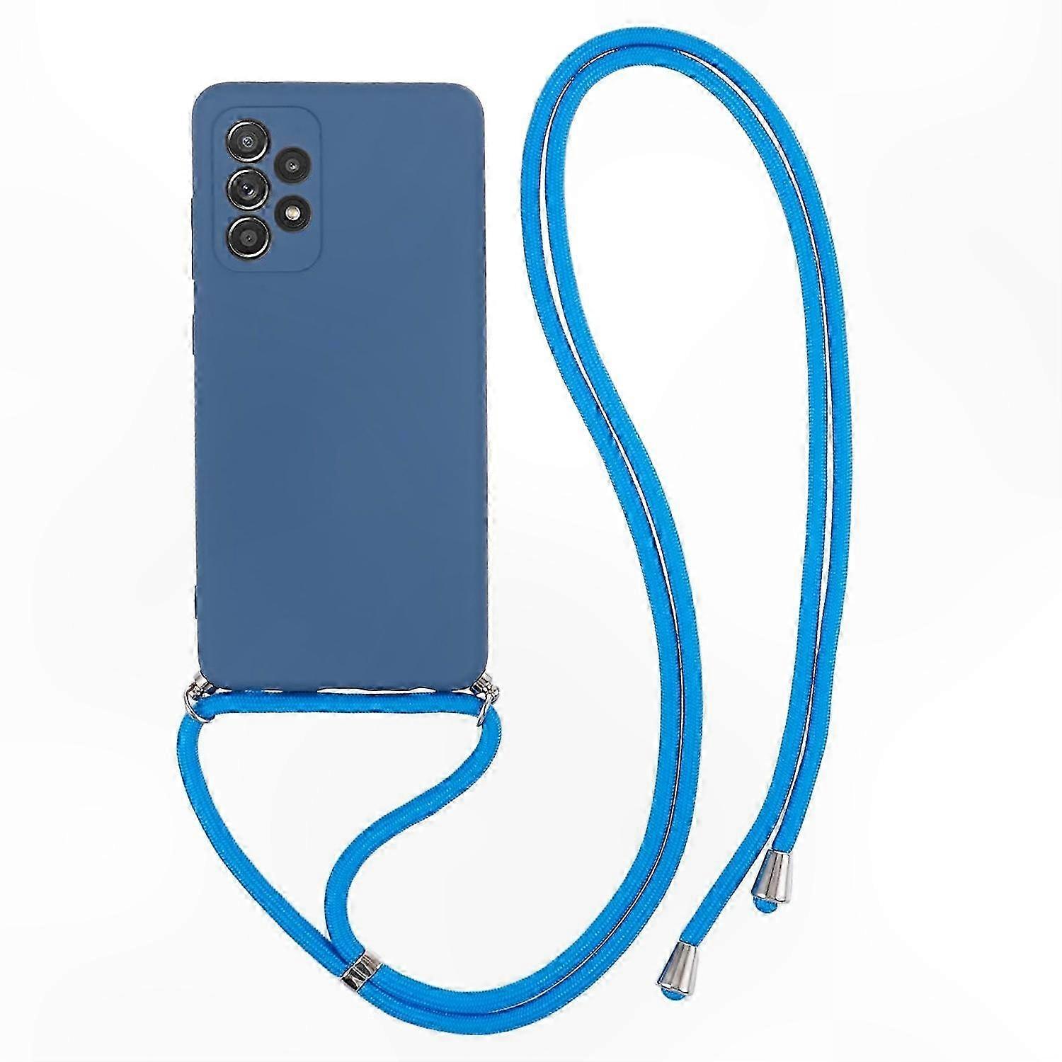 Soft Rubber Phone Case with Detachable Lanyard for Global Version 4G 5G Models