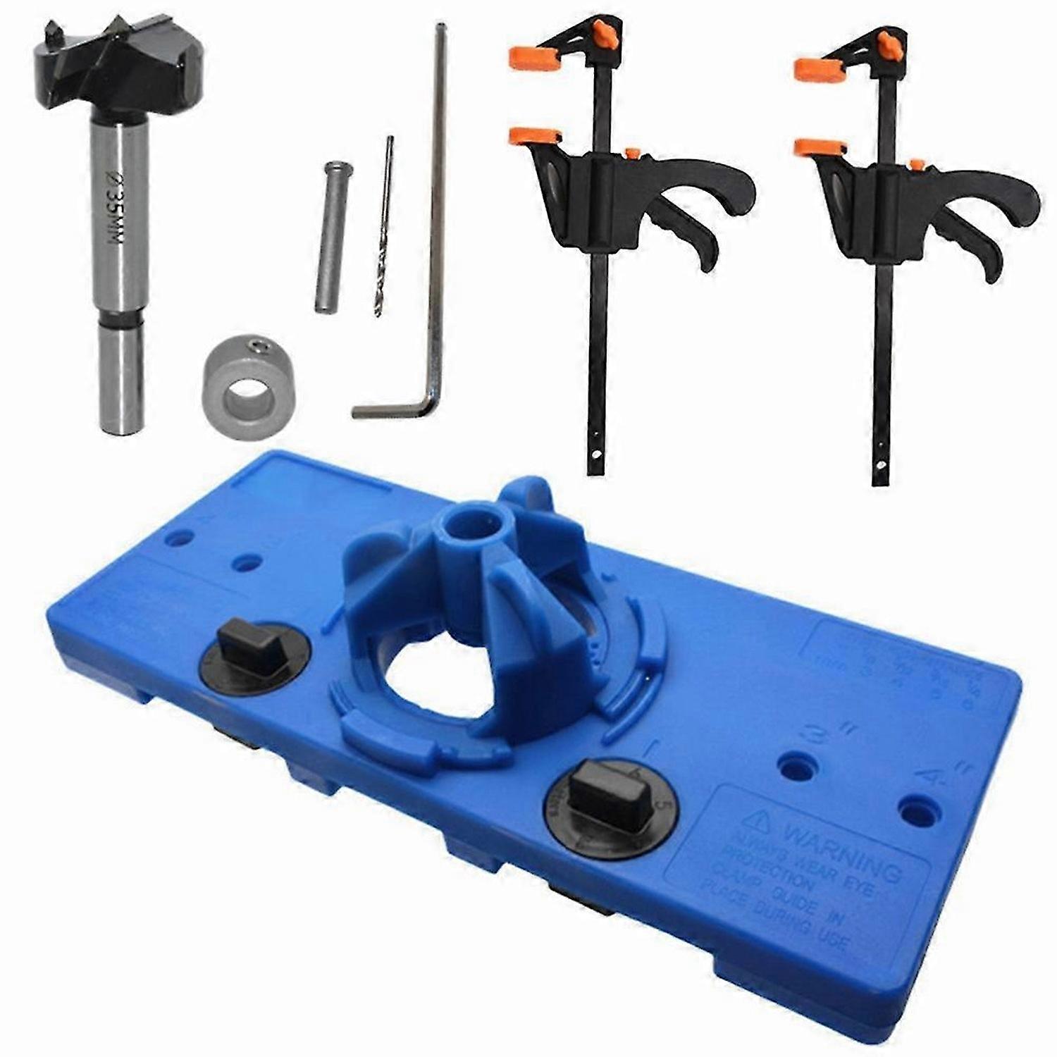 35mm Concealed Hinge Drilling Jigs Hinge Hole Saw Jig Drilling Guide