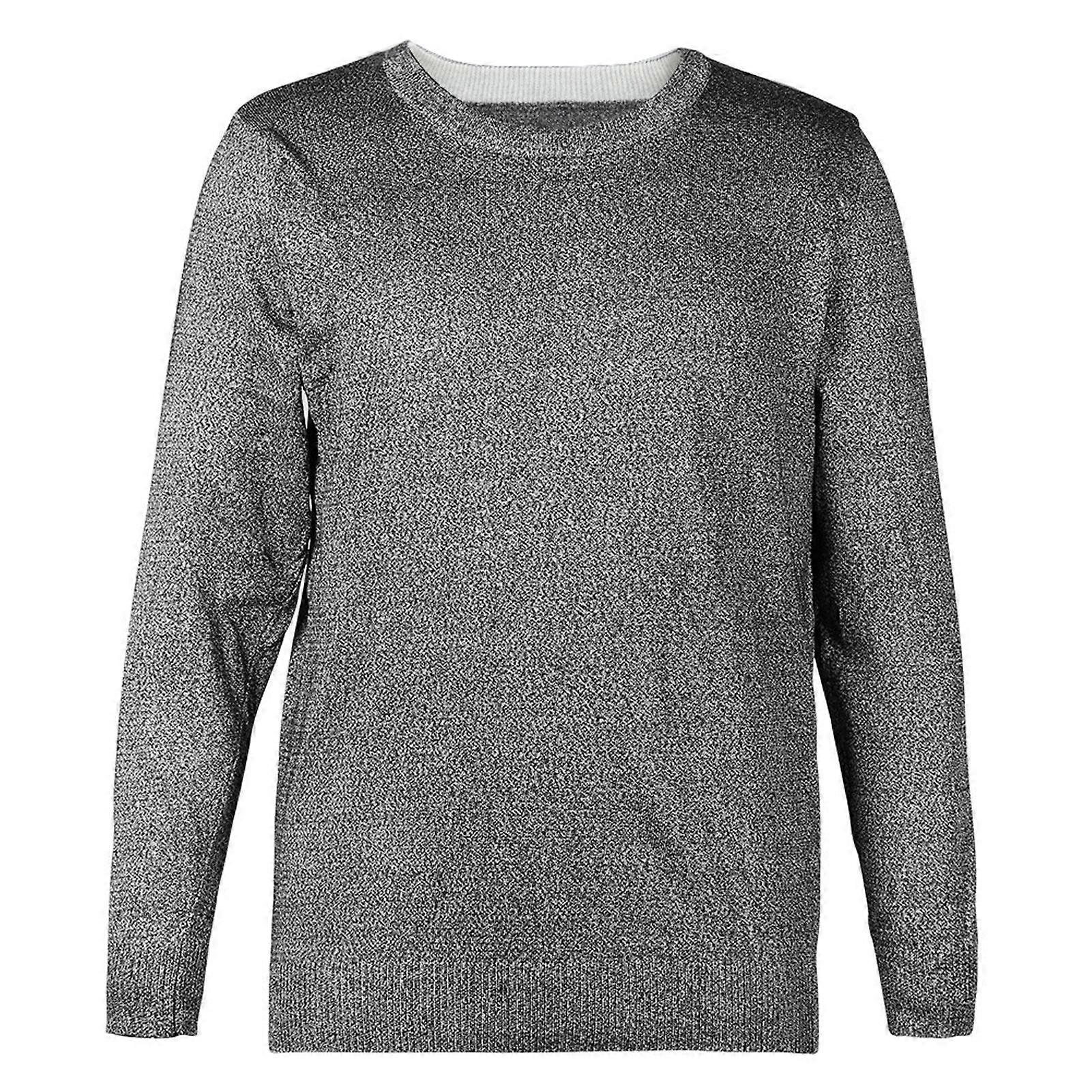 Cut Resistant Anti Slash Clothes Level 5 Protective Equipment Round Neck Long Sleeve XL (73CM)