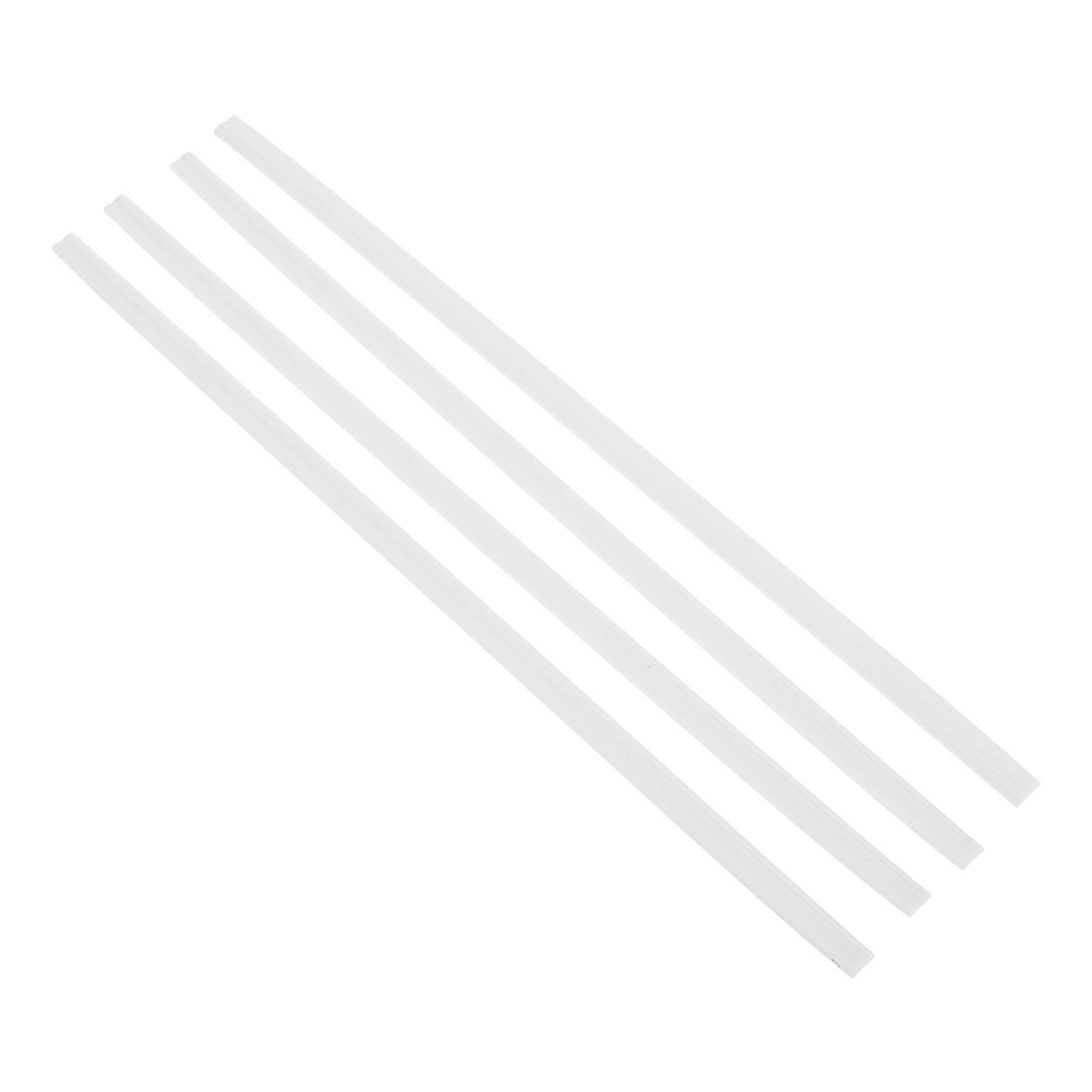 Miniature Dollhouse Baseboard Edgings for DIY Crafting 20Pcs White Pla