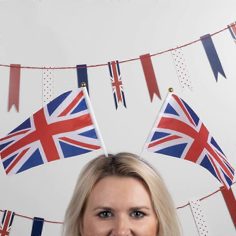 Coronation Party Union Jack Flag Headband