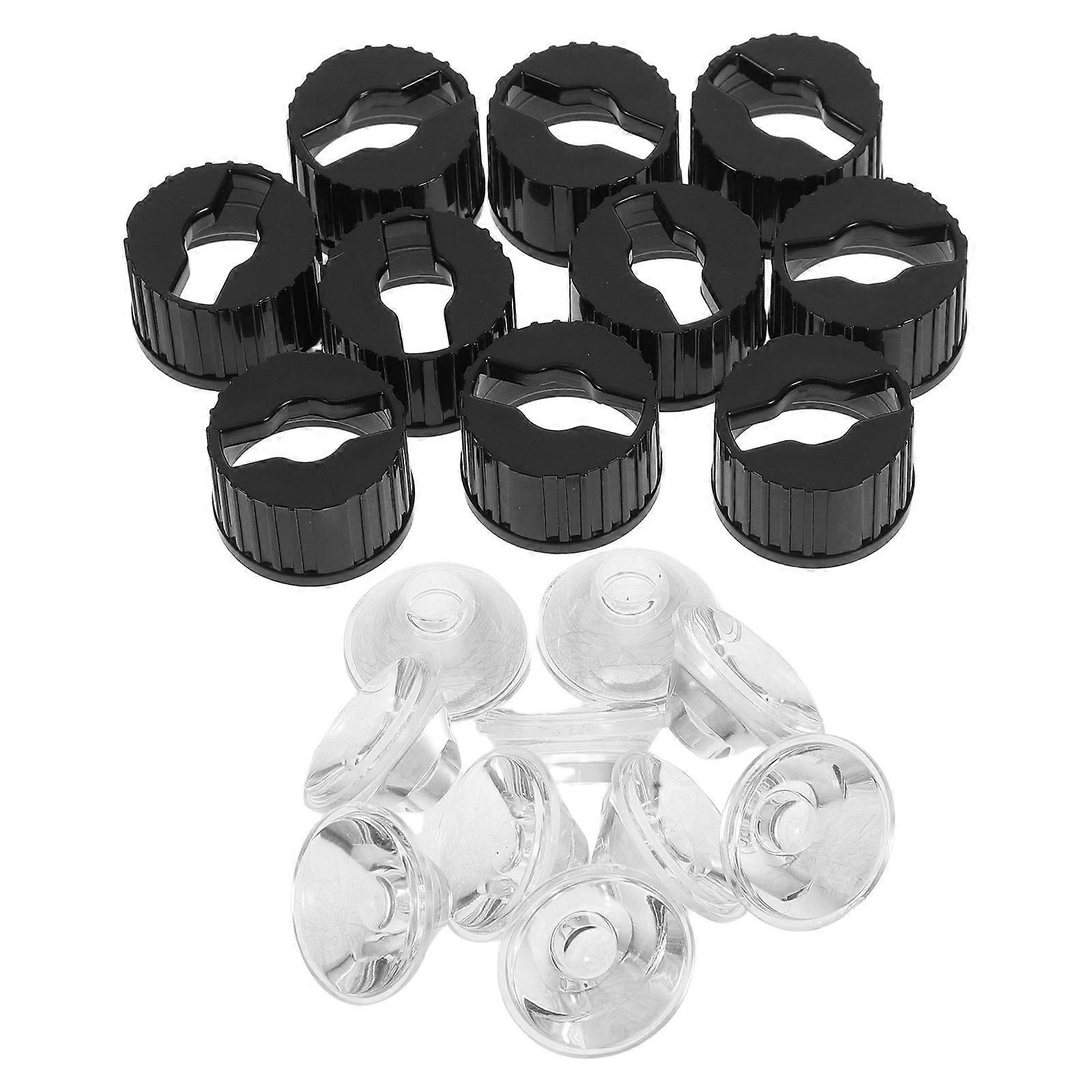 10 Sets Transparent Acrylic Focusing Lenses For Led Ceiling Lights And Wall Washers Ideal For Various Lighting Applications