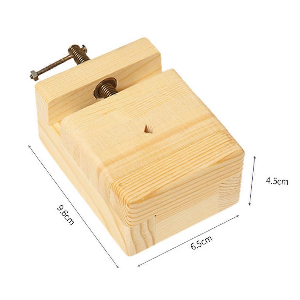 Engraved Tool Pine Wood Fixing Tool for Carving Stone Stamps