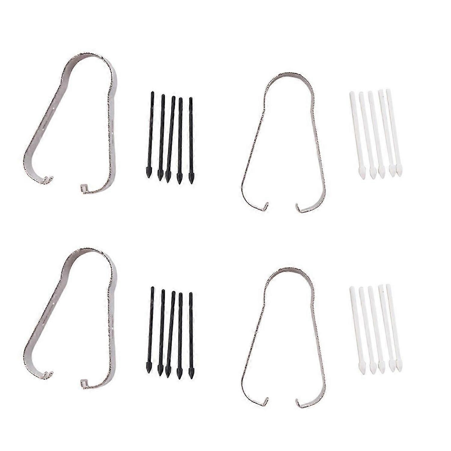 10Pcs Touch Stylus Tips Nibs with Metal Clip for Galaxy S6/S7