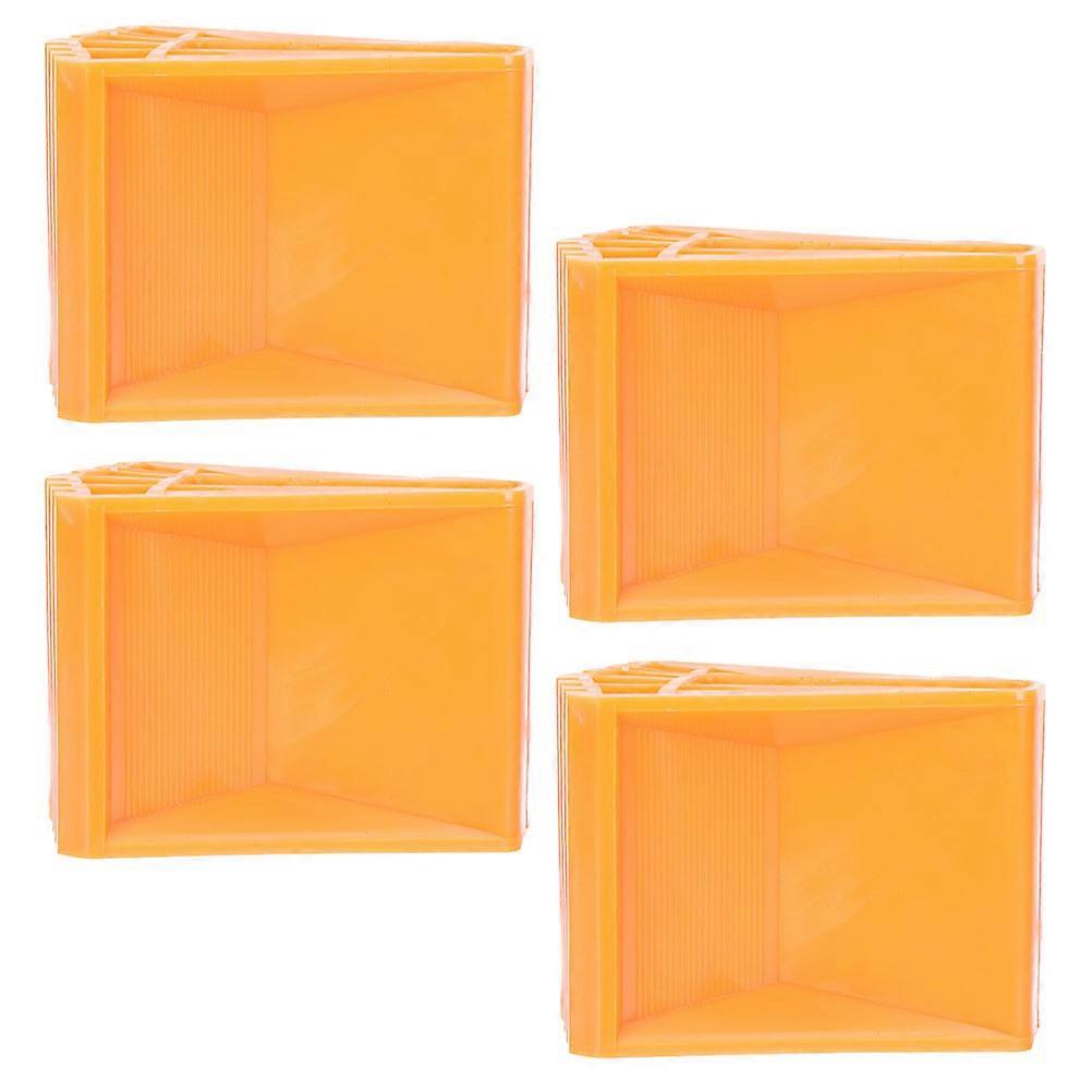 Orange Rubber Ladder Feet Pads for Step Ladder Non Slip 4Pcs Set