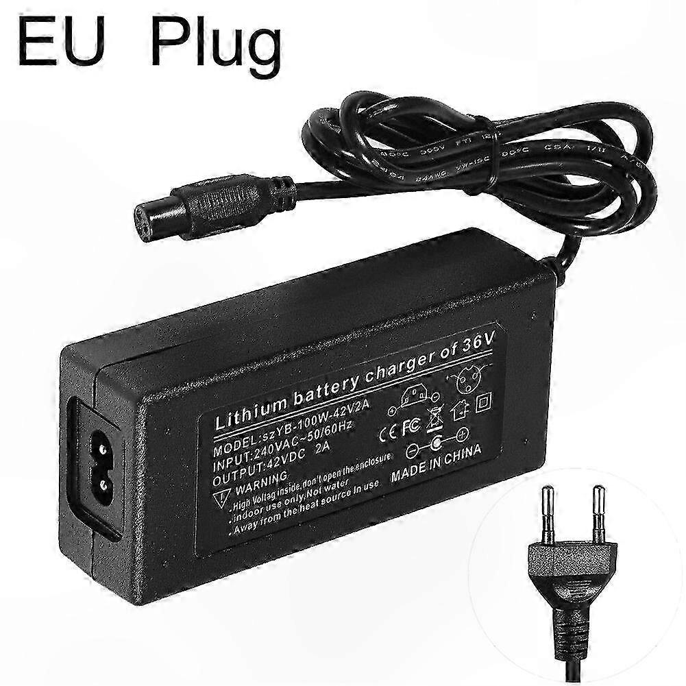 Charger Adapter 42V 2A for E-Scooters and Hoverboards with Safety Protection