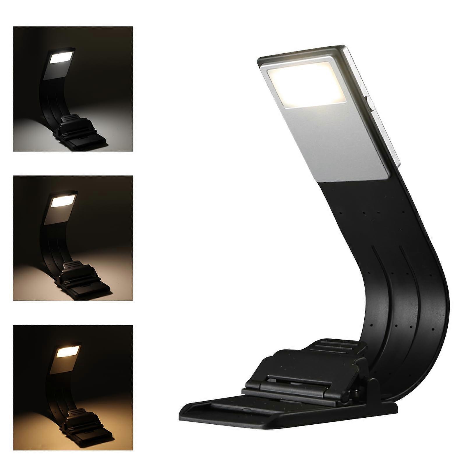 LED Book Light With Magnetic Clip, Memory Function, USB Charging, Dimmable 3 EyeProtecting Modes, Long Battery Life
