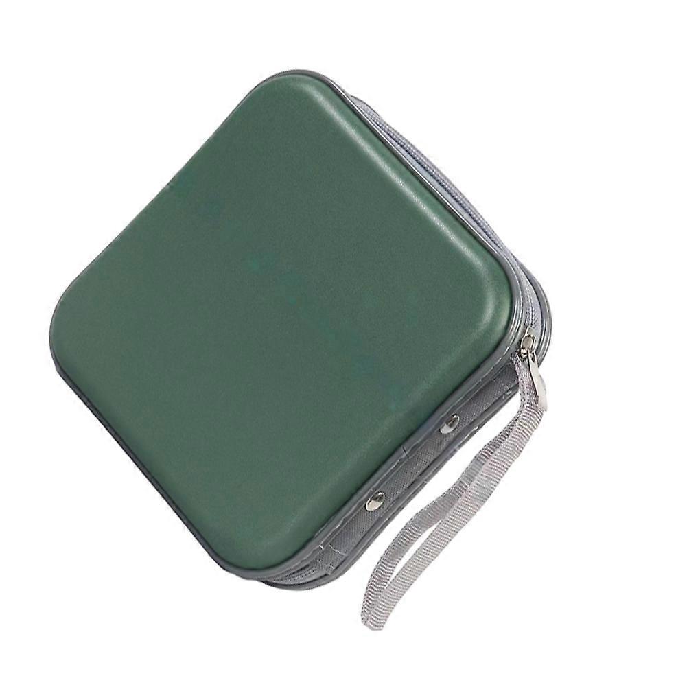 ABS Portable DVD Case With Large Capacity - Carry Media Anywhere Storage Holder 40 CD Soft