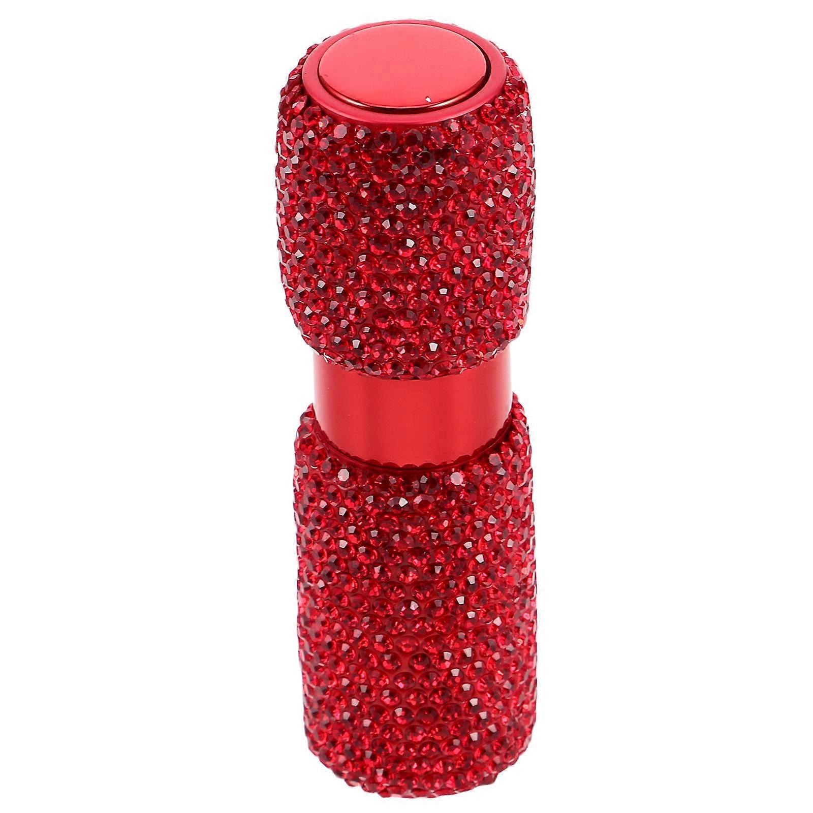Red Rhinestone Perfume Bottle for Travel Use 5Pcs Portable Spray Bottles