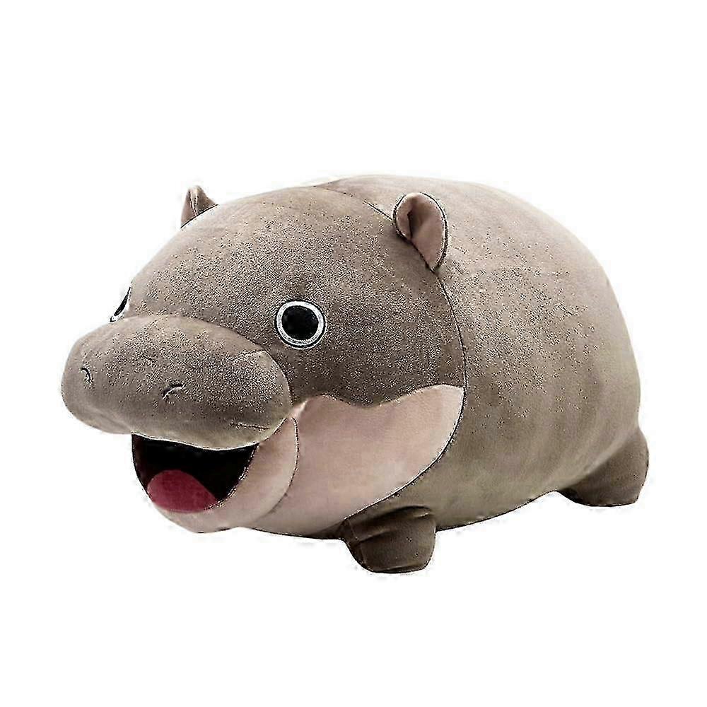 Moo Deng Plush Toy, Soft Pygmy Hippo Stuffed Animal for Kids and Adults, Huggable Gift