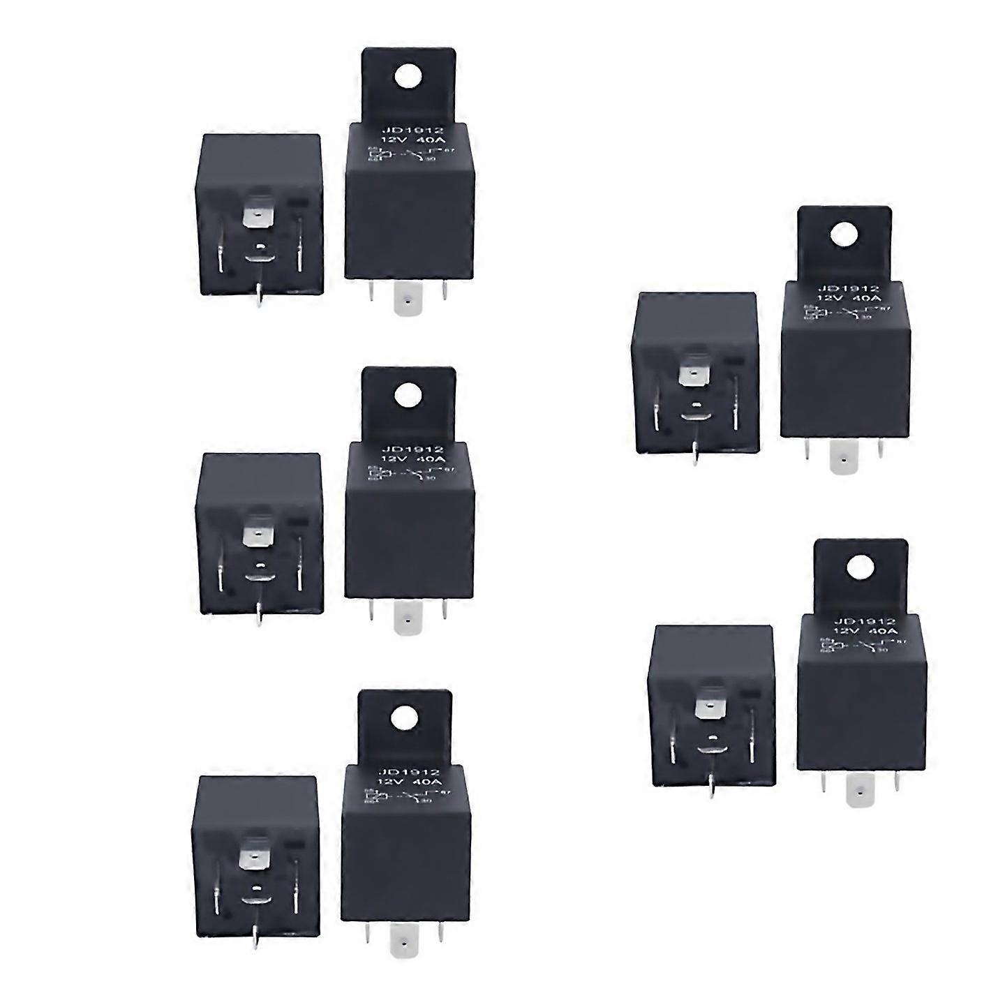 For 10 Pcs 12v Volt 40a Amp 5 Pin Changeover Relay Automotive