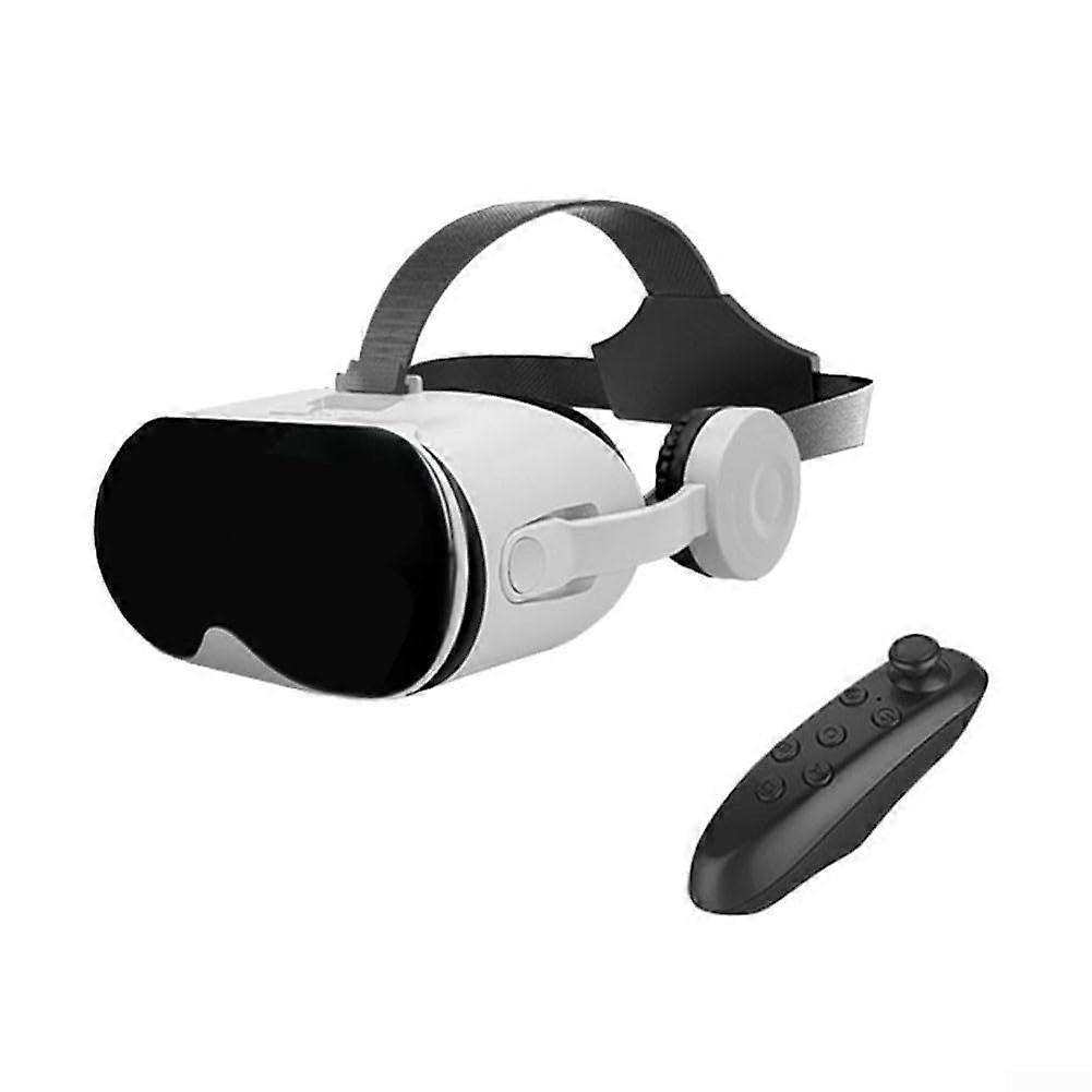 Virtual Reality Headset For Android Smartphones 5.56.7 110 FOV 3D VR Glasses With Controller For Games Movies Black
