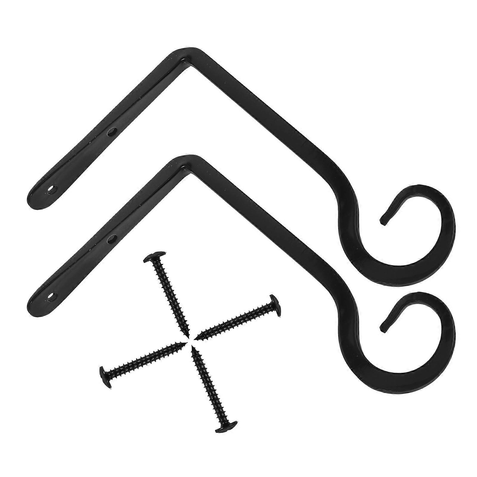 Indoor Hanging Planter Bracket Wall Hook for Plants 2Sets