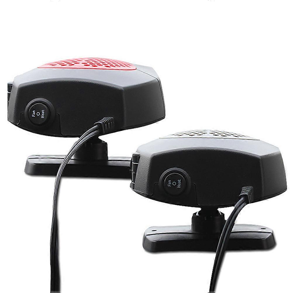 Car Defroster 12V Portable Heating Fan for Defrosting Use Red