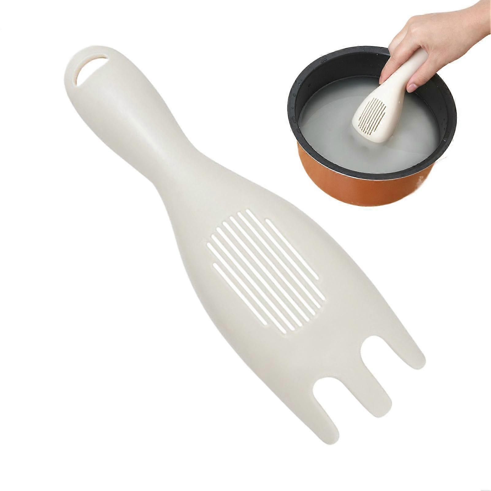 Rice Washing Spoon Filter With Hanging Ergonomic Design For Cereals Fruits Vegetables Strainer Spoon With Handle