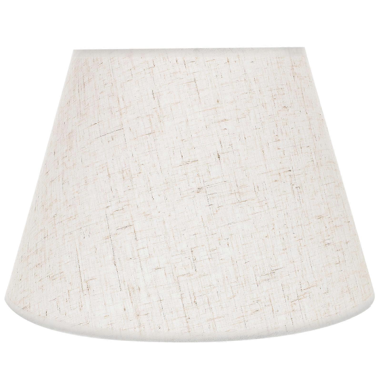 Natural Linen Shade Simple Style Table Lamp Suitable For Living Room Bedroom Beige Dust Protection 1Pack