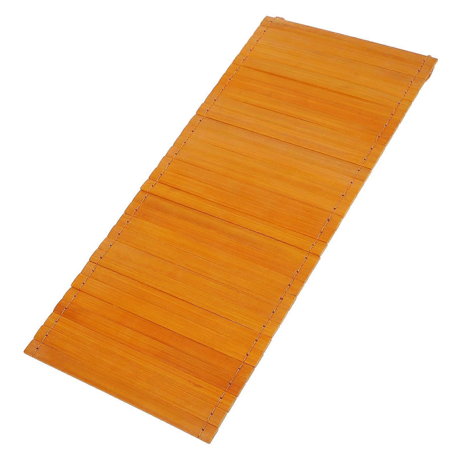Chinese Style Vintage Bamboo Scroll Writing Art Display For Calligraphers 45X20X0.5CM Rectangular 2Pcs
