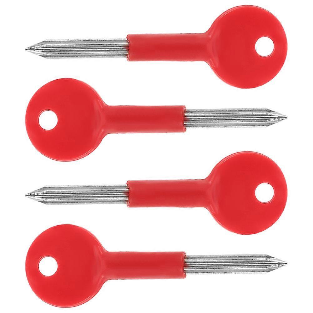 Pipeline Fire Door Replacement Key Set Universal Use 20Pcs Red