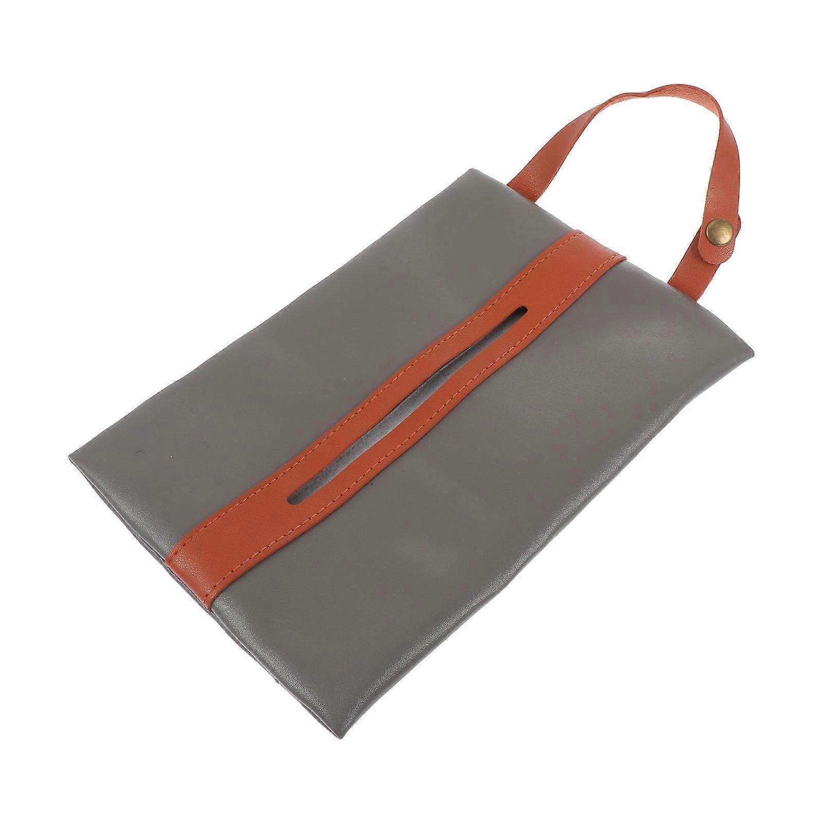 2Pcs Tissue Bag Hanging Dispenser Classic Design For Car Interior Use Space Saving Accessory
