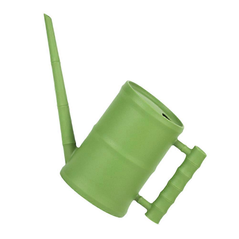 Long Spout Watering Can For Gardeners Indoor Plants Material Green Ergonomic Handle 1Set
