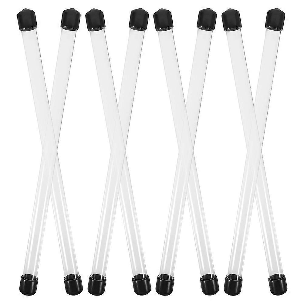Clear Transparent Storage Tubes Acrylic Tubes for Storage 40Pcs