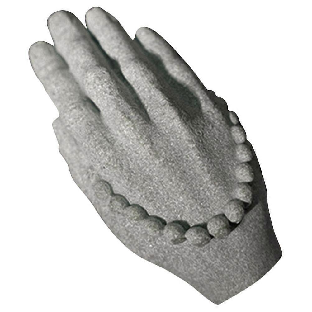 Desktop Hand Statue for Decor 4Pcs Sandstone Craft Hand Sculpture