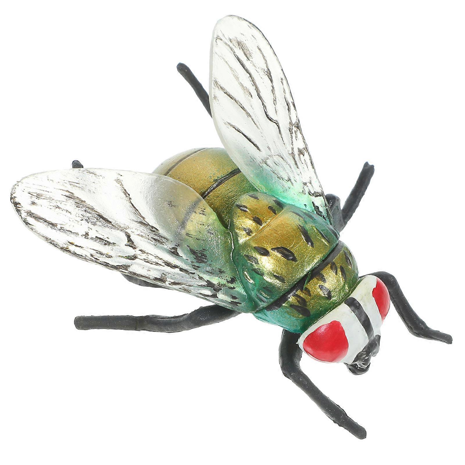 Plastic Fake Flies Artificial Bug Model for Joke Prank 4Pcs