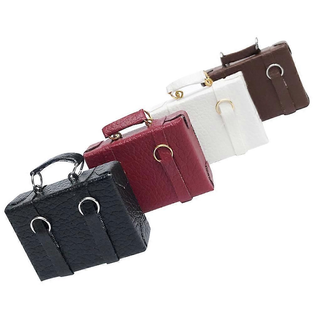 Miniature Suitcase Mini House Decor for Kids Use 16Pcs Assorted